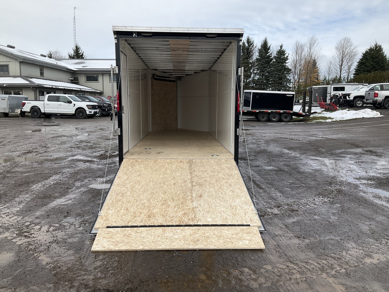 2026 XCel Trailers 7x18 Plus V Nose Aluminum Snowmobile Trailer