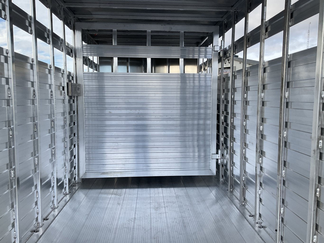 2026 Ag Haul 6'6x16 Plus V Nose Aluminum Livestock Trailer