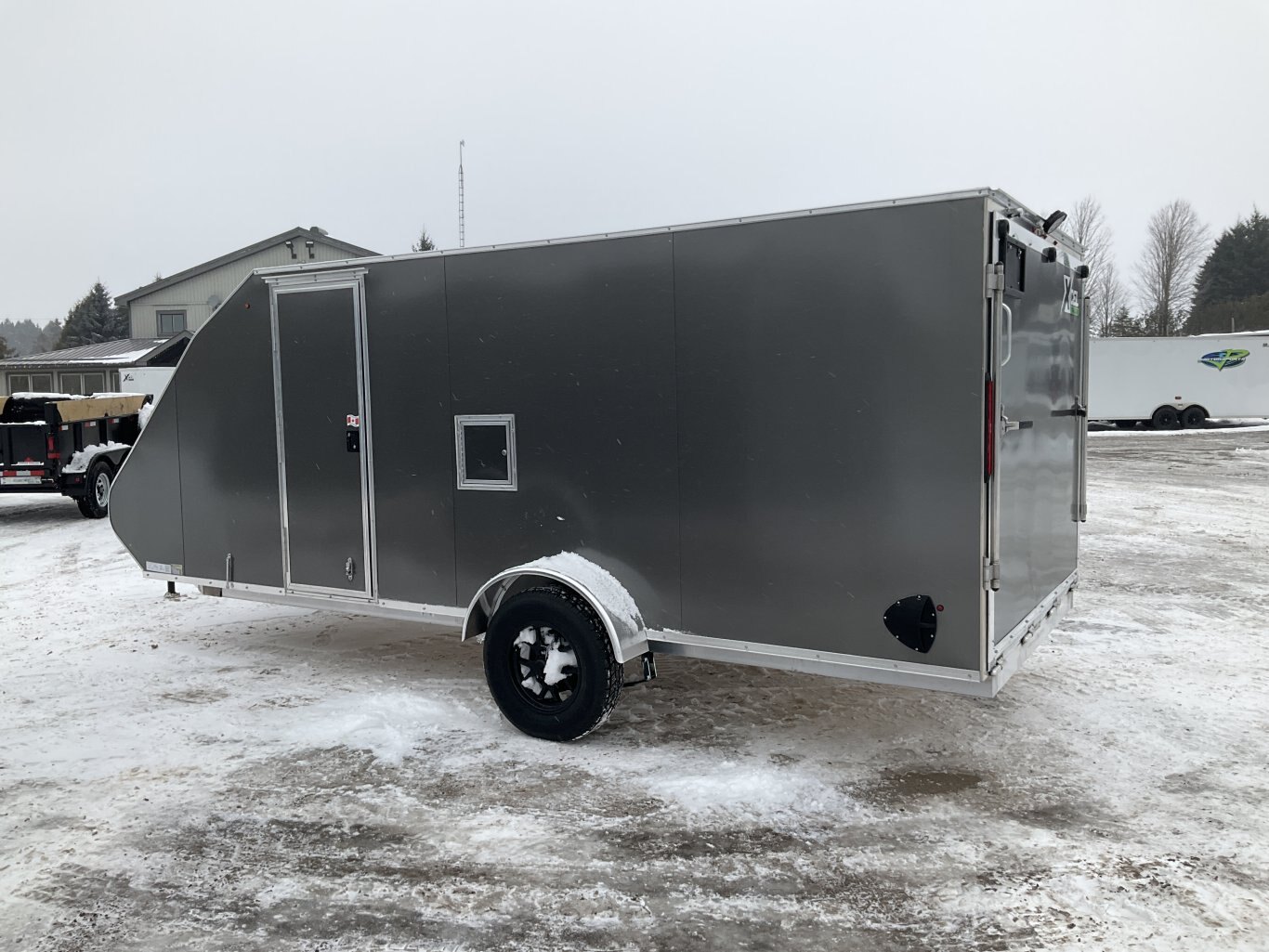 2026 XCel 7x16 All Aluminum Snowmobile Trailer