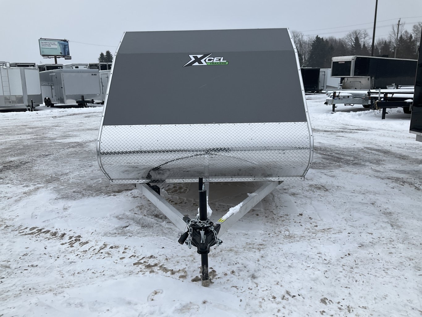 2026 XCel 7x16 All Aluminum Snowmobile Trailer