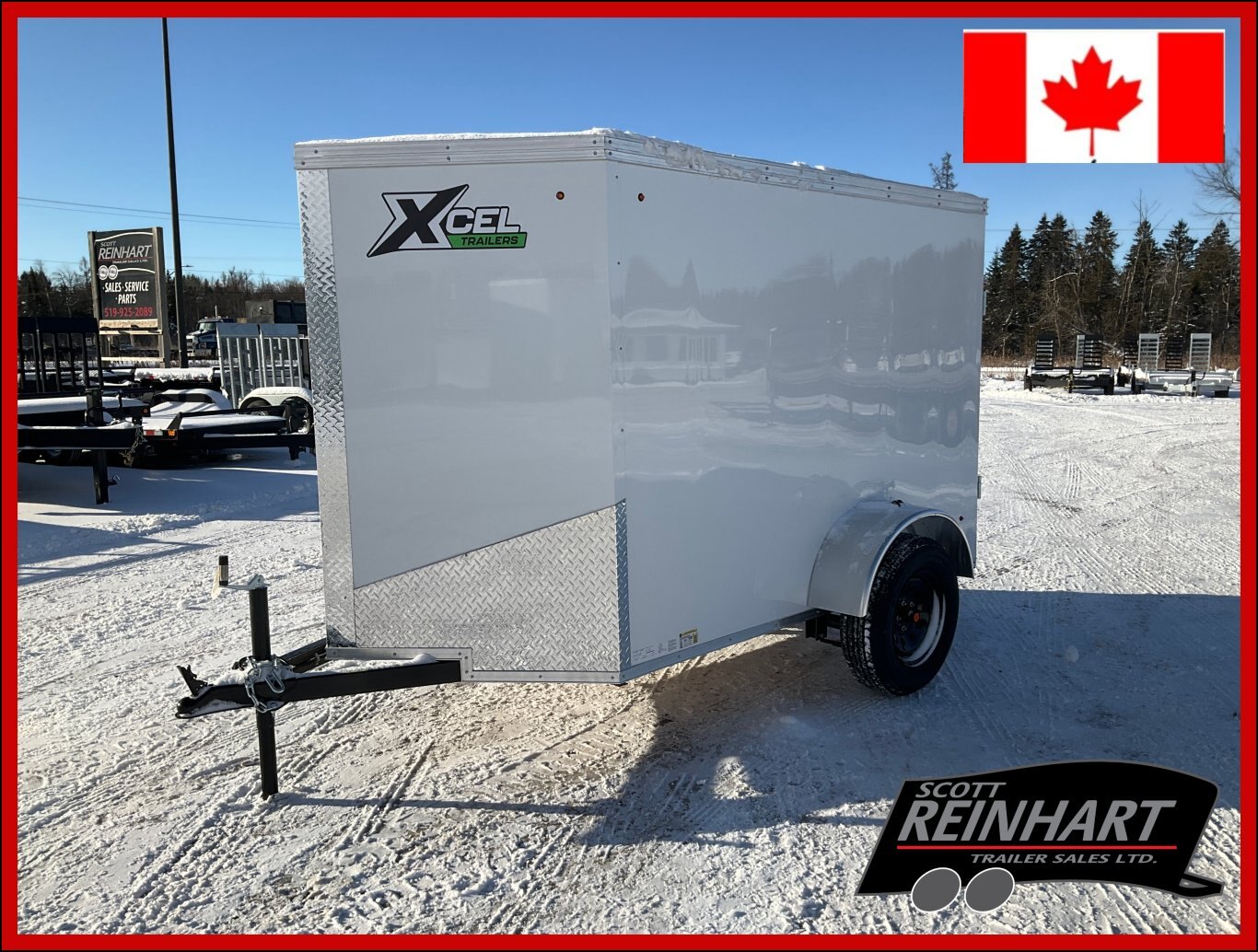 2025 XCel Trailers 5x8 Plus V Nose Cargo Trailer