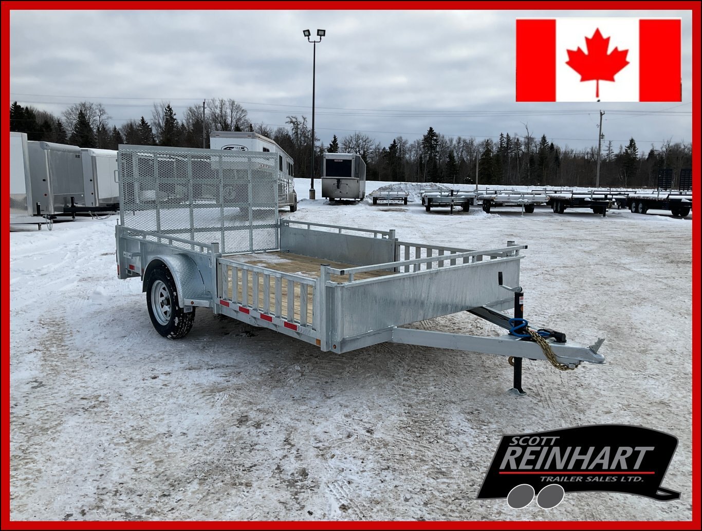 2026 Canada Trailers 7x12 3.5 Ton Galvanized Utility Trailer