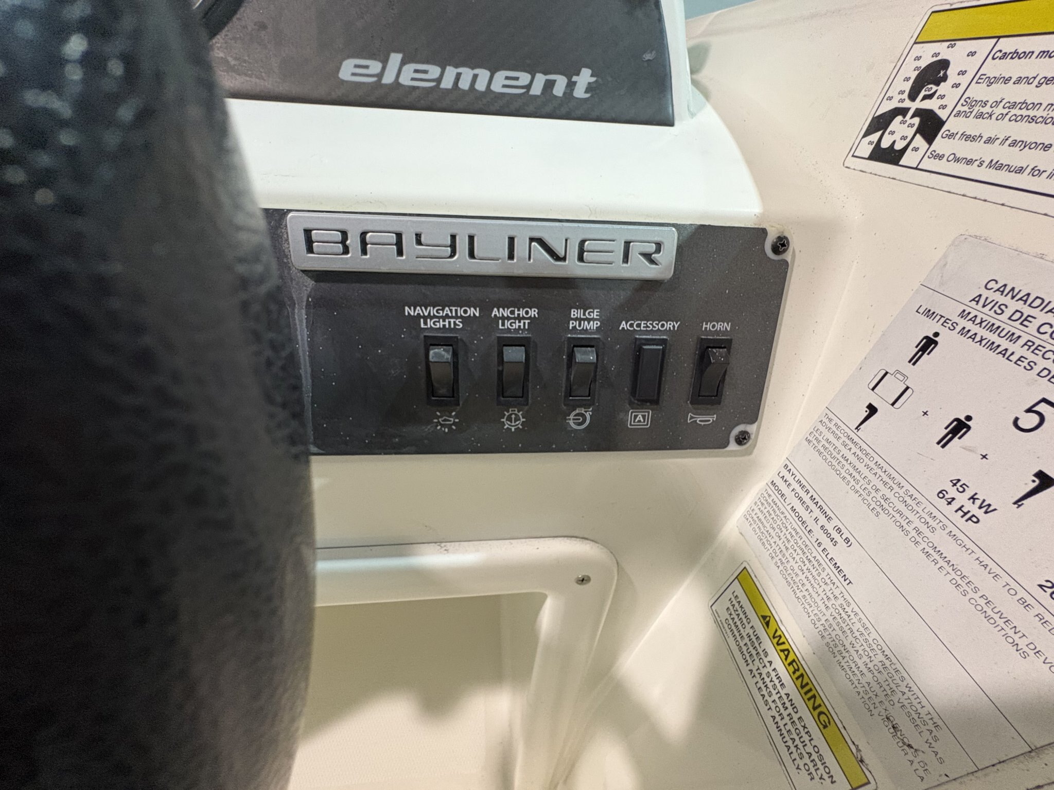 2014 Bayliner Element 16