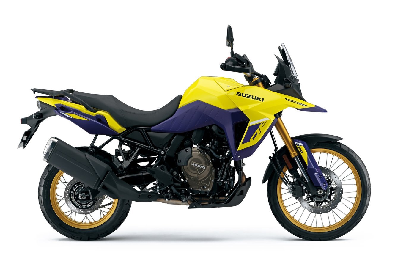 2024 Suzuki V STROM 800DE Champion Yellow No. 2