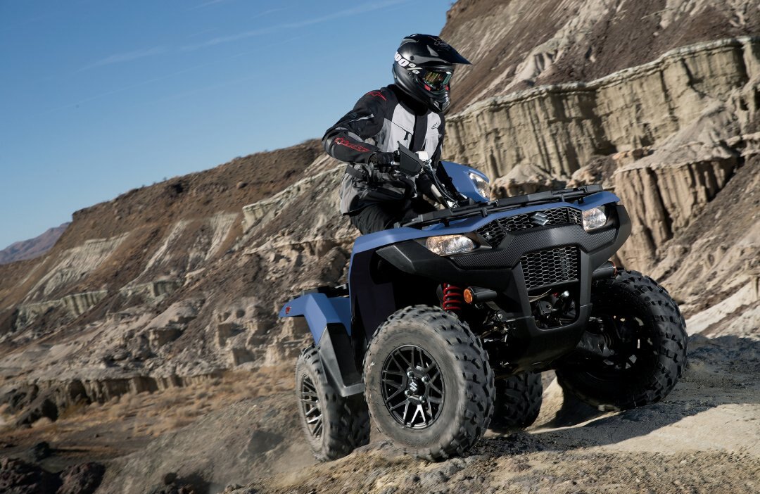 2024 Suzuki KingQuad 500XPZ Armoured Blue Grey