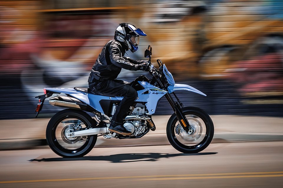 2025 Suzuki DR Z4SM Sky Gray