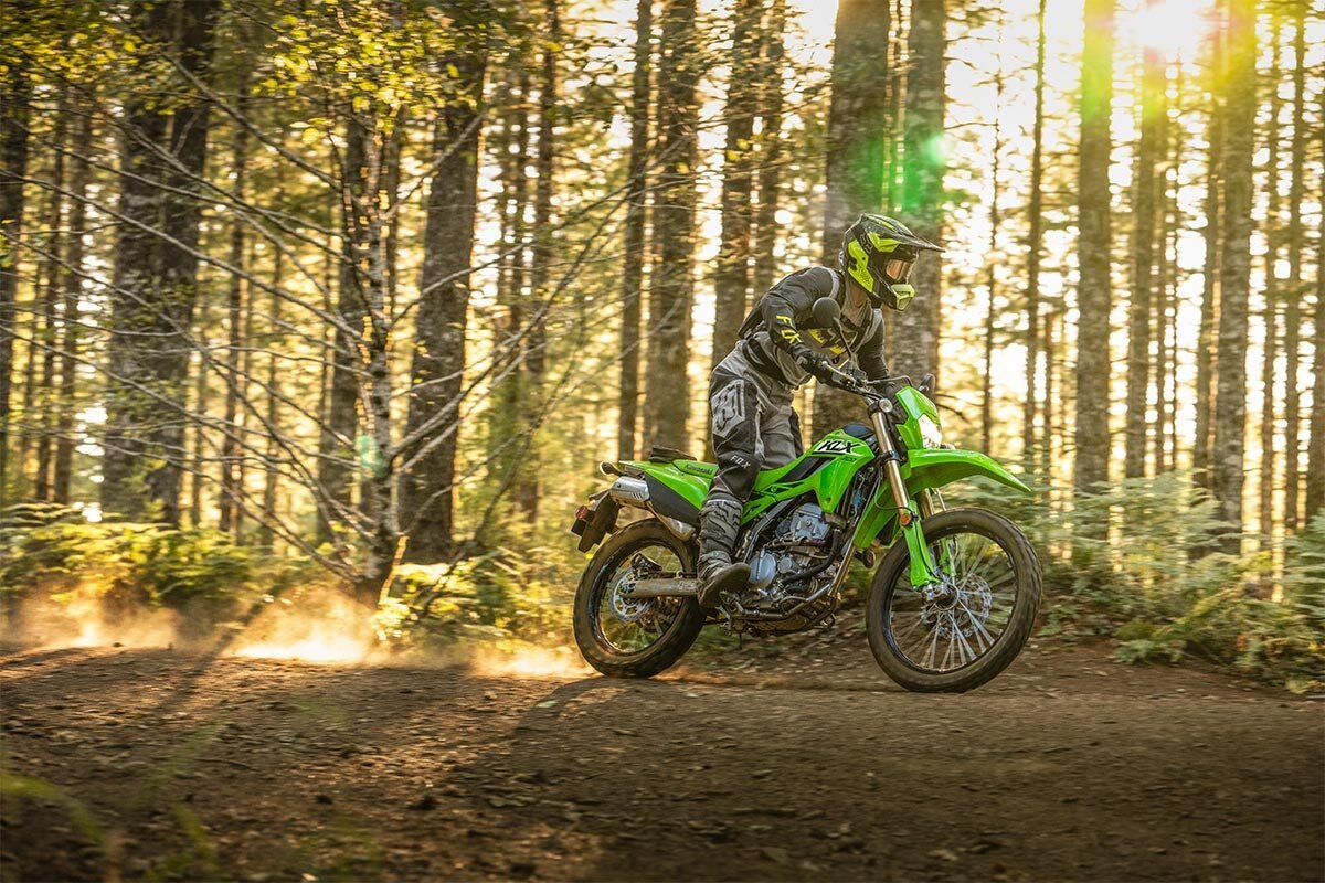 2025 Kawasaki KLX300 Battle Gray