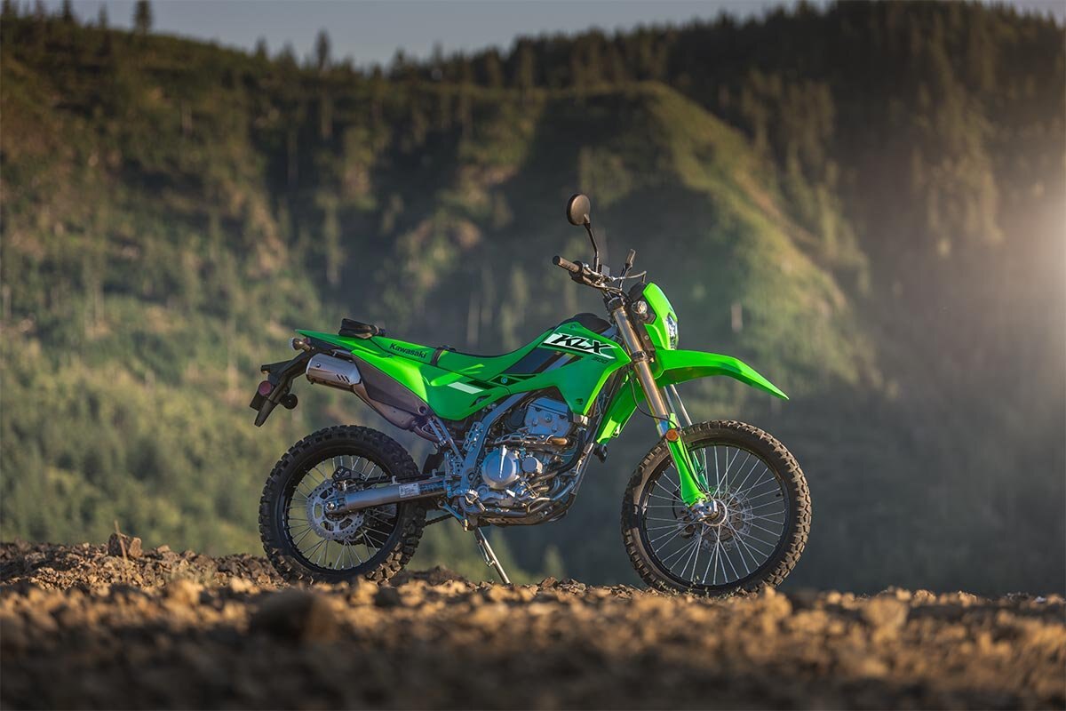 2025 Kawasaki KLX300 Battle Gray
