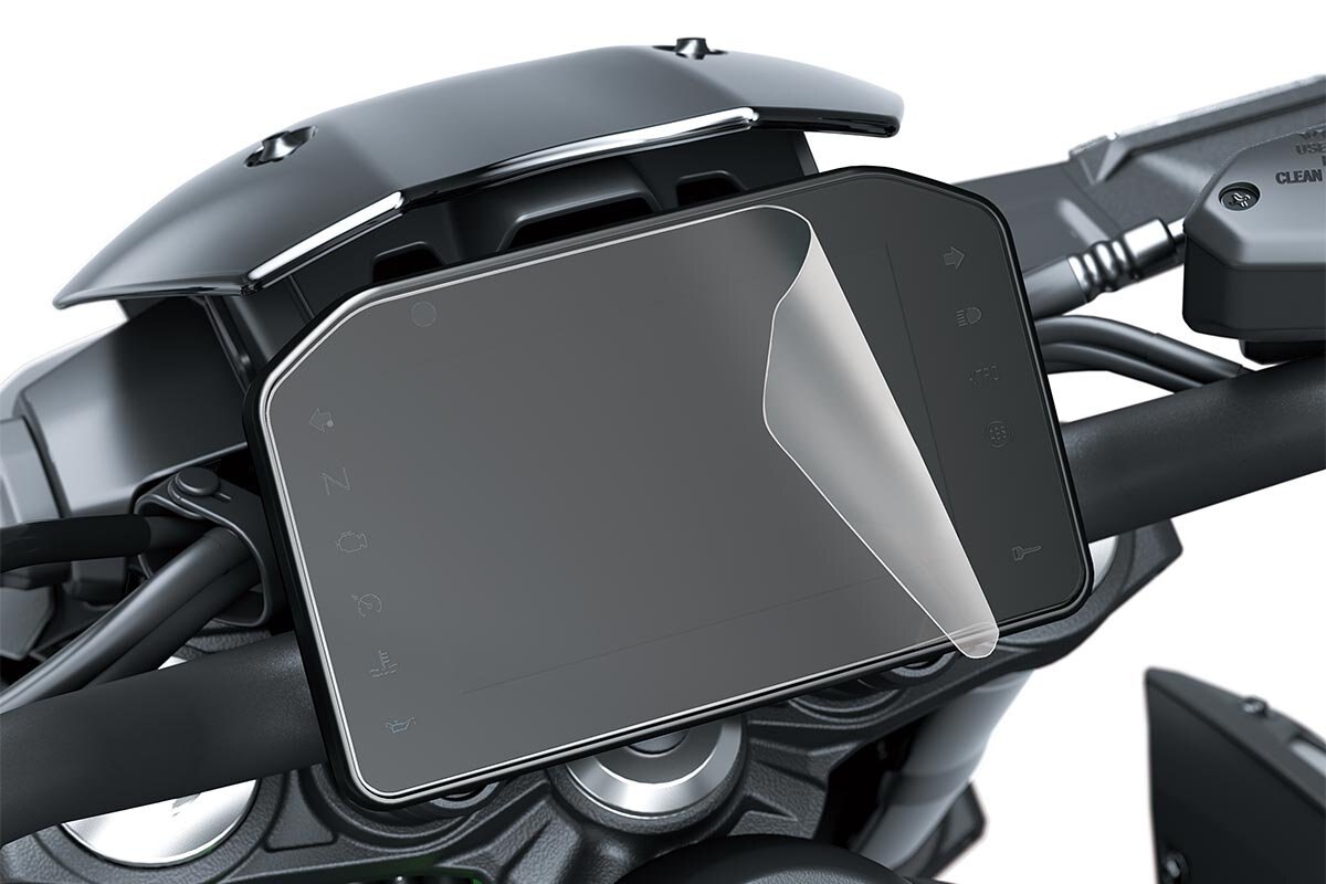 2025 Kawasaki Z900 Met. Matte Graphene Steel Gray / Met. Flat Spark Black / Candy Flat Blazed Green