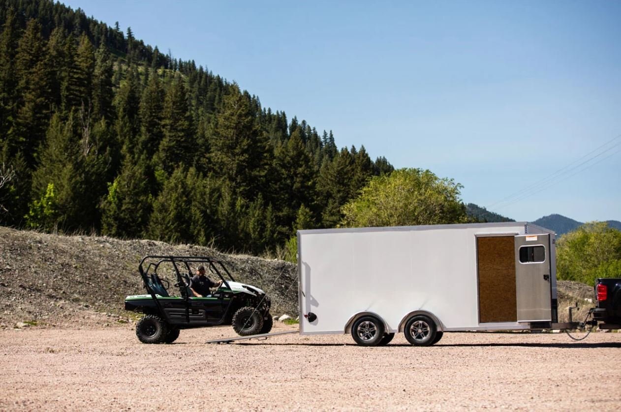 E Z Hauler ENCLOSED 7.5x16 WIDE UTV TRAILERS