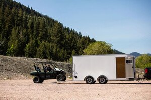 E Z Hauler ENCLOSED 7.5x16 WIDE UTV TRAILERS