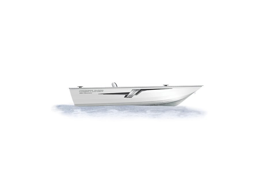 Crestliner 1650 Discovery TILLER White exterior