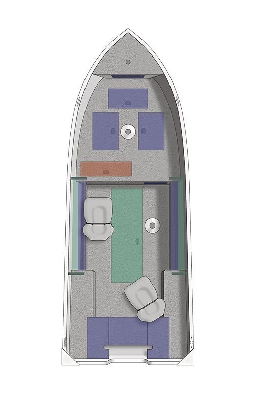 Crestliner 1650 Discovery TILLER Silver exterior
