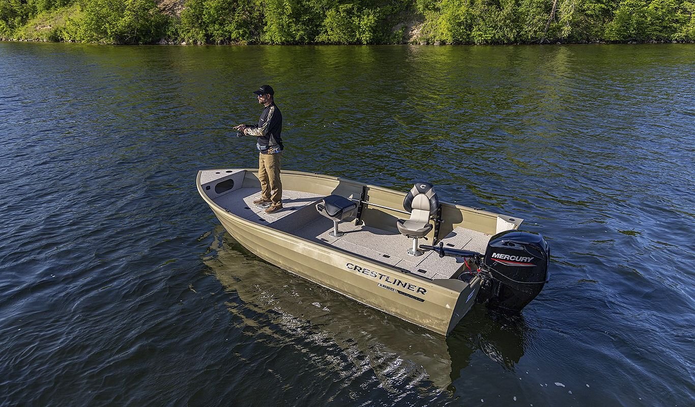Crestliner 1650 Kodiak Black exterior
