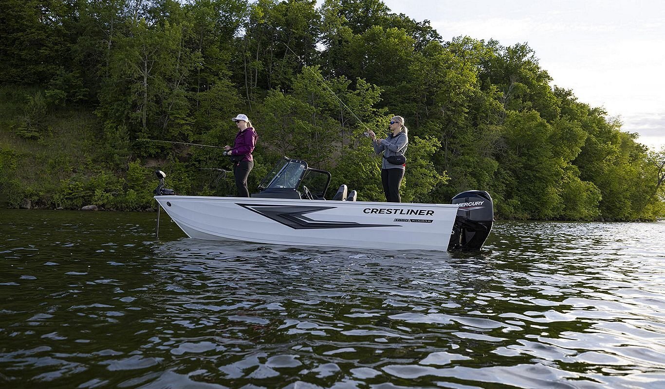 Crestliner 1650 Kodiak Black exterior