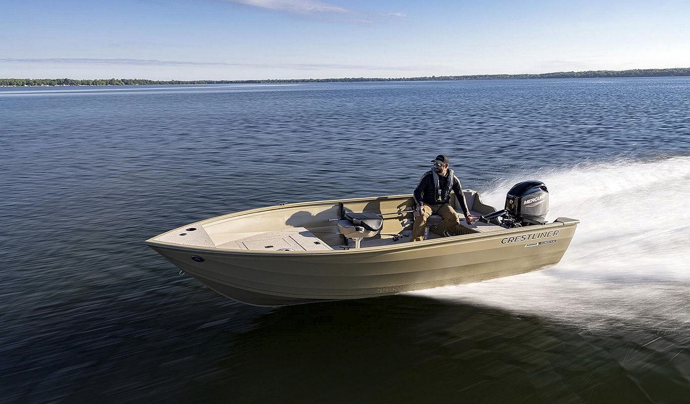 Crestliner 1650 Kodiak Black exterior