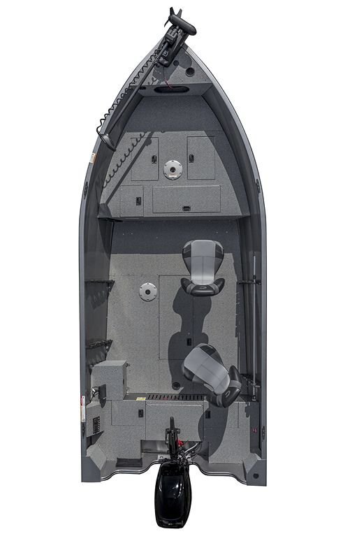 Crestliner 1650 Kodiak Tiller Black exterior