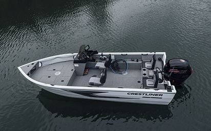 Crestliner 1850 Kodiak Fire Red exterior