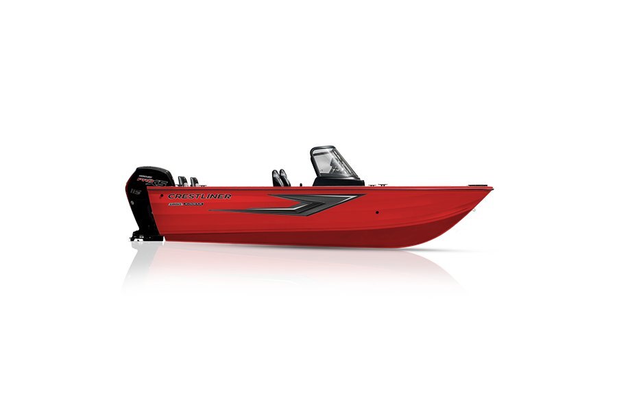 Crestliner 1850 Kodiak Fire Red exterior