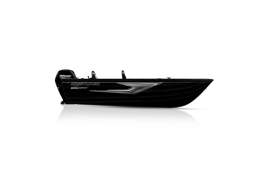 Crestliner 1850 Kodiak Tiller Black exterior