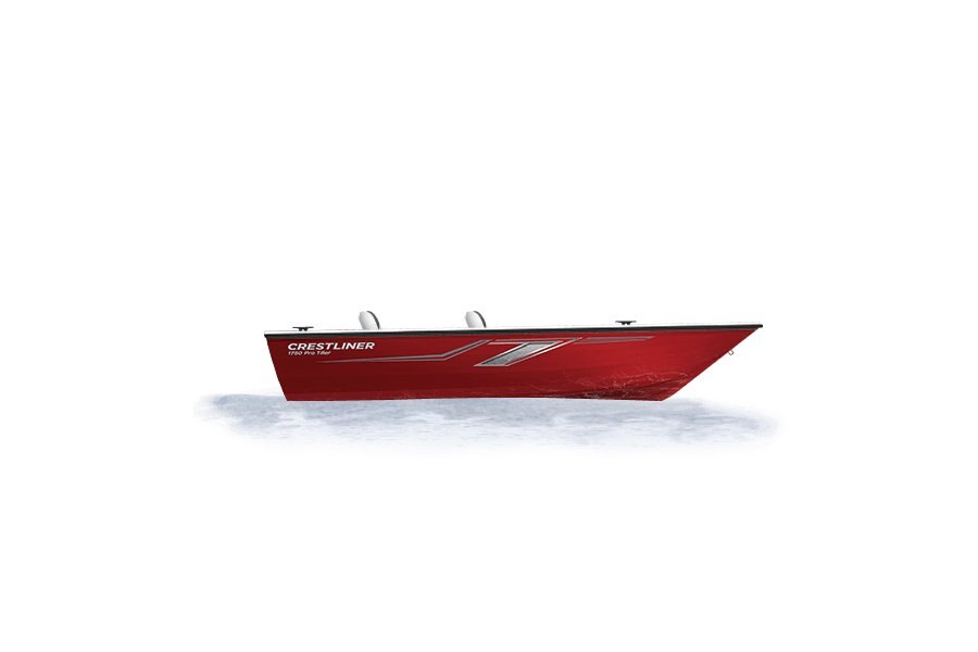 Crestliner 1750 PRO TILLER Fire Red exterior