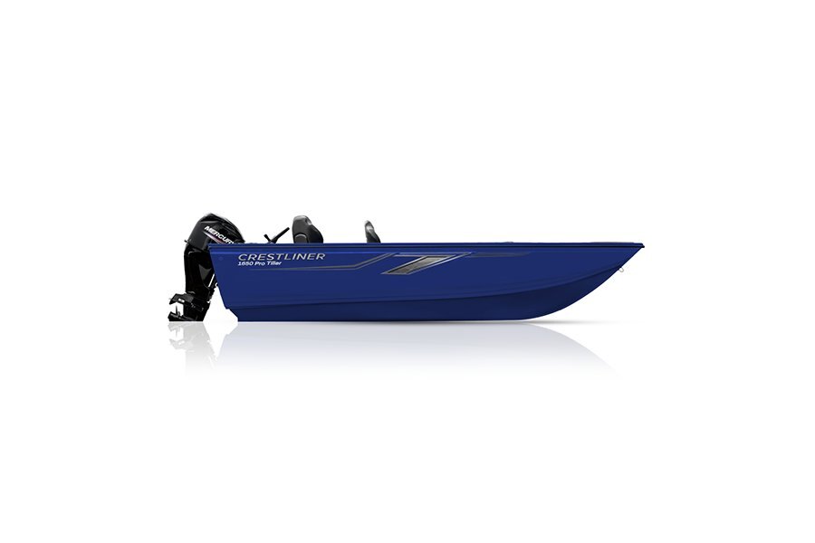 Crestliner 1650 PRO TILLER True Blue exterior