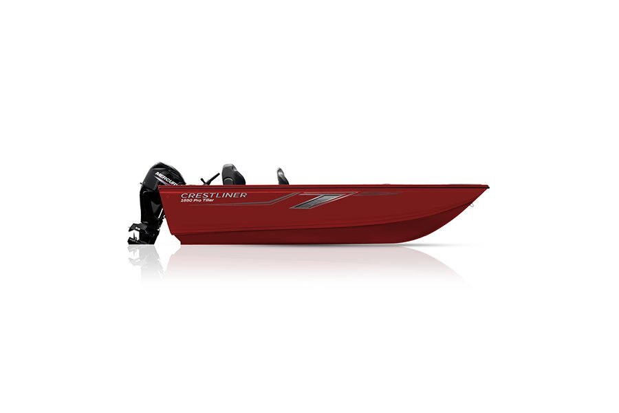 Crestliner 1650 PRO TILLER Fire Red exterior