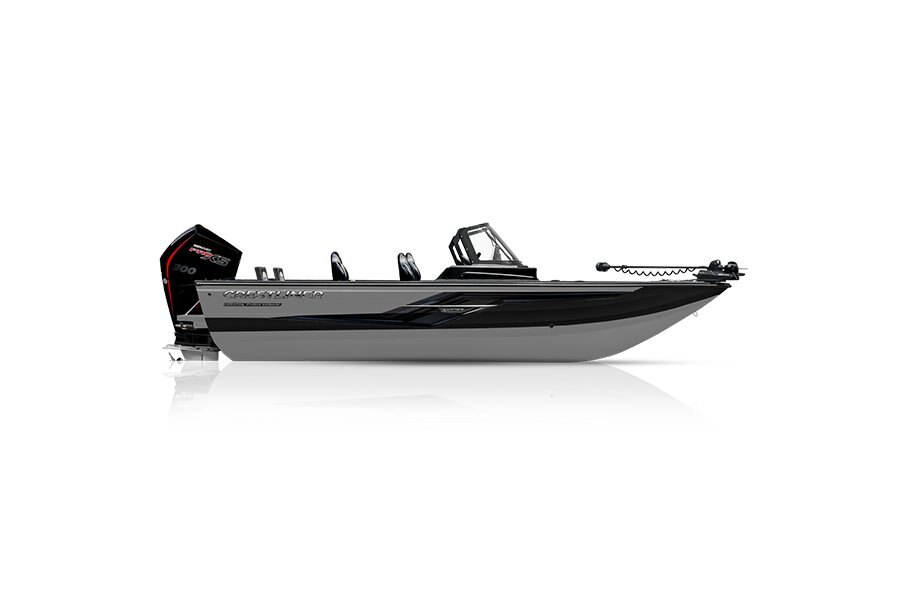Crestliner 2050 FISH HAWK Silver base Black accent