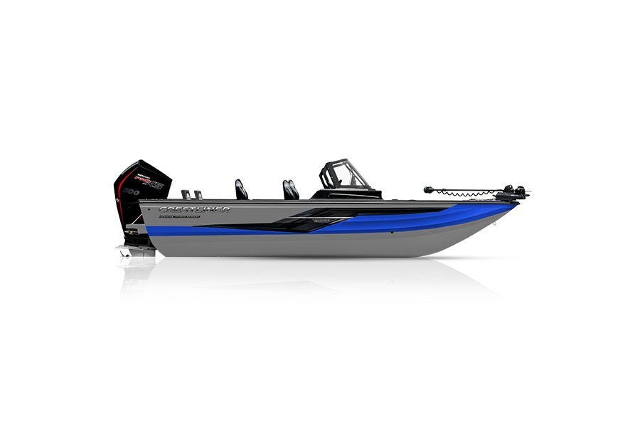 Crestliner 2050 FISH HAWK Silver base True Blue accent