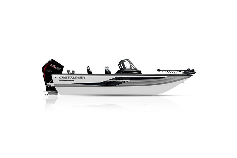 Crestliner 2050 FISH HAWK White base Silver accent