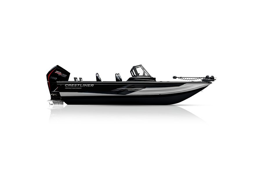 Crestliner 2050 FISH HAWK Black base White accent