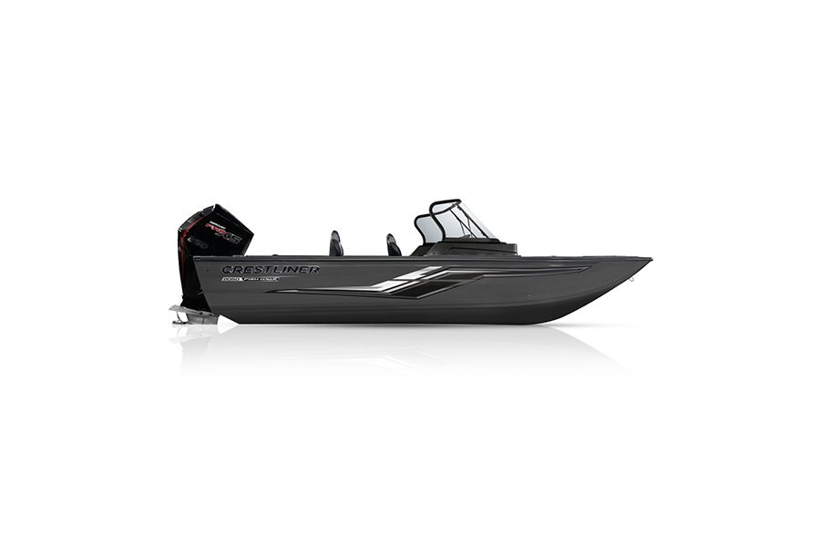 Crestliner 2050 FISH HAWK Gun Metal exterior