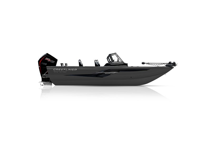 Crestliner 2050 FISH HAWK Gun Metal exterior