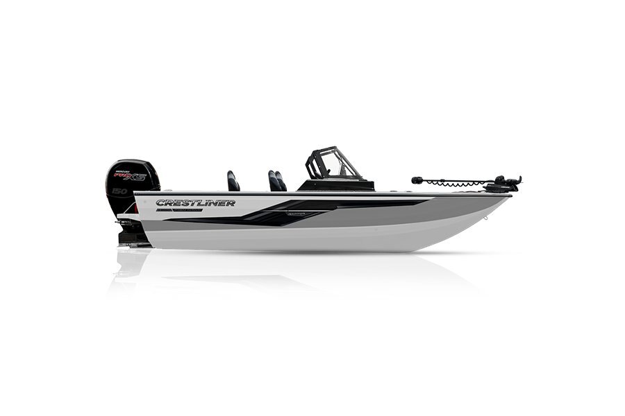 Crestliner 1850 FISH HAWK White base Silver accent