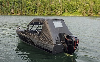 Crestliner 1850 FISH HAWK Fire Red exterior