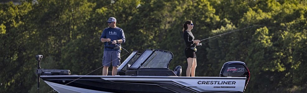 Crestliner 1750 FISH HAWK True Blue exterior