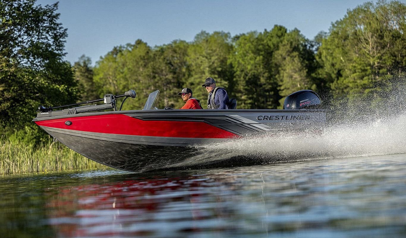 Crestliner 1750 FISH HAWK Black exterior