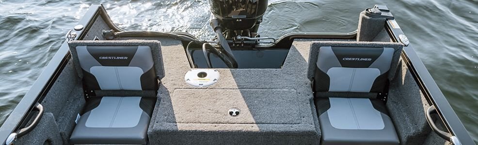 Crestliner 1650 HAWK White exterior