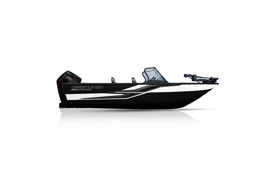 Crestliner 1950 SUPER HAWK Black base White accent
