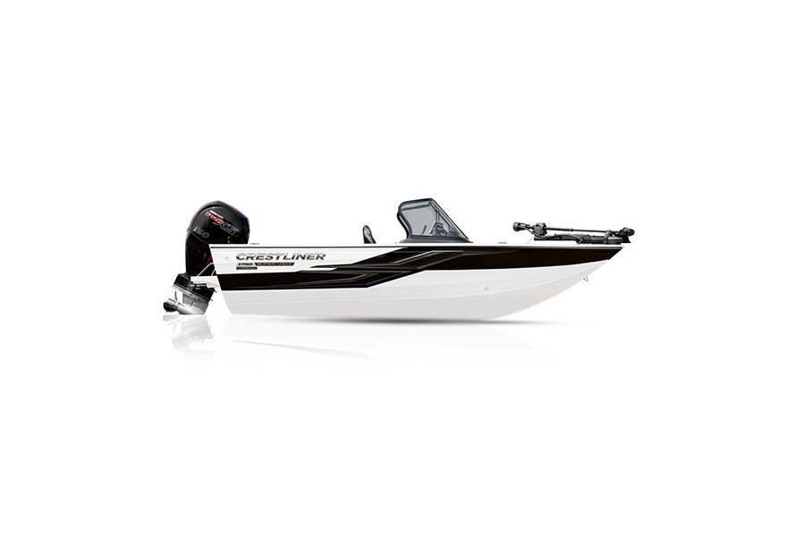 Crestliner 1750 SUPER HAWK White base Black accent