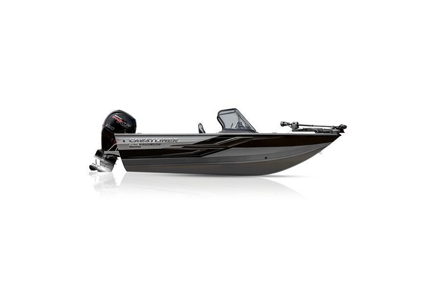 Crestliner 1750 SUPER HAWK Silver base Black accent