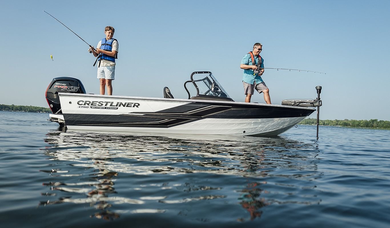 Crestliner 1750 SUPER HAWK True Blue exterior