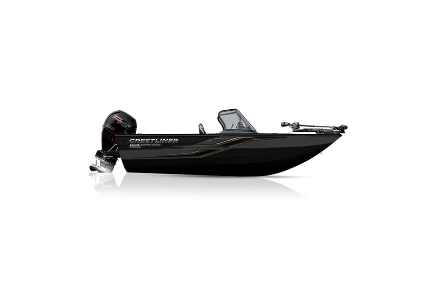 Crestliner 1750 SUPER HAWK Black base Gun Metal accent