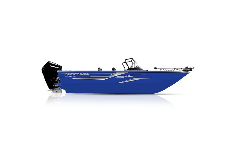 Crestliner 2250 SPORTFISH True Blue exterior