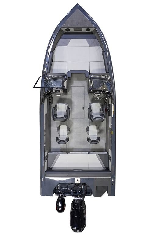 Crestliner 2250 SPORTFISH Gun Metal exterior