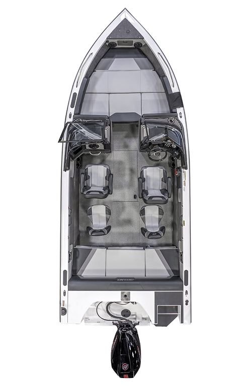 Crestliner 2050 SPORTFISH Silver base Black accent