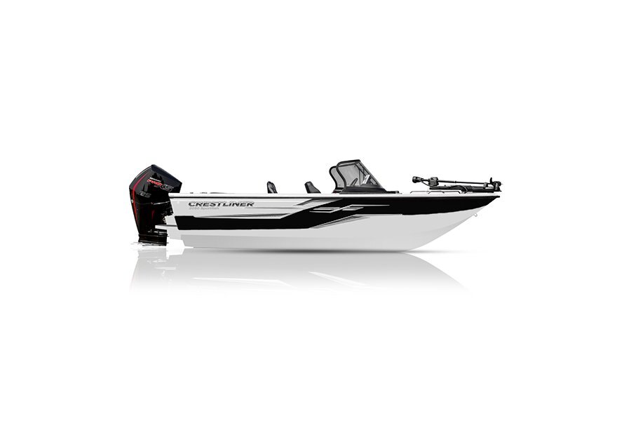 Crestliner 2050 SPORTFISH White base Black accent