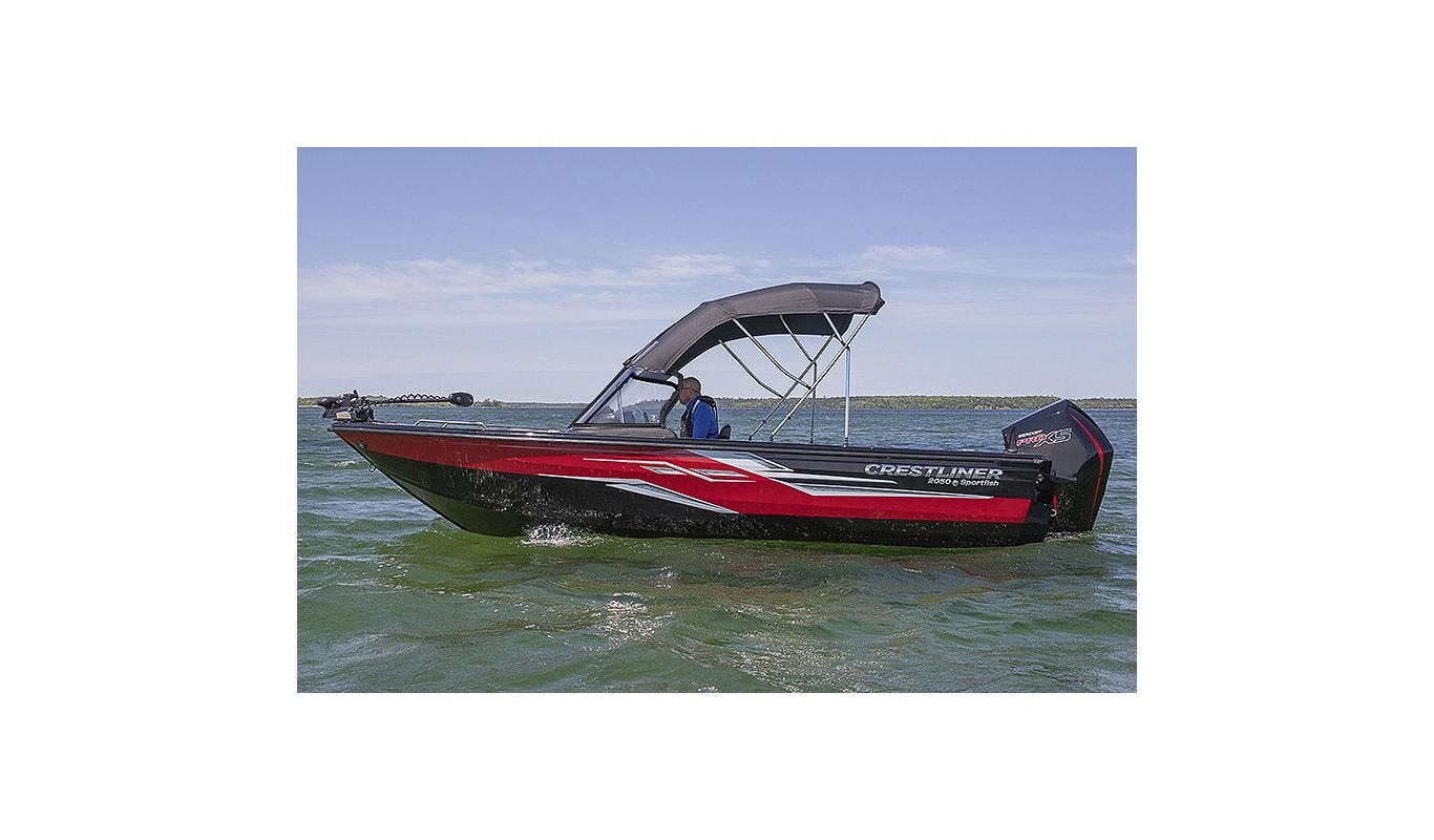 Crestliner 2050 SPORTFISH White base Black accent