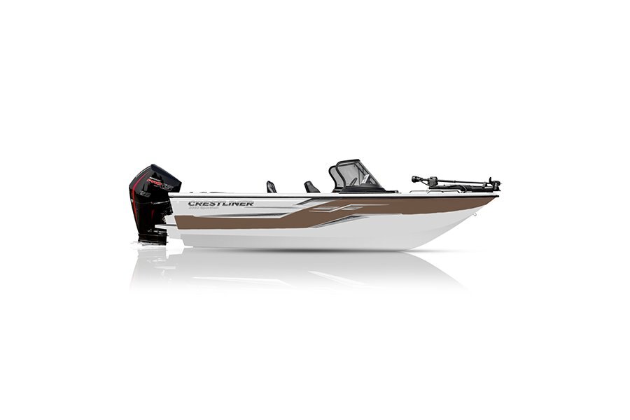 Crestliner 2050 SPORTFISH White base Canyon Brown accent w/Tan interior