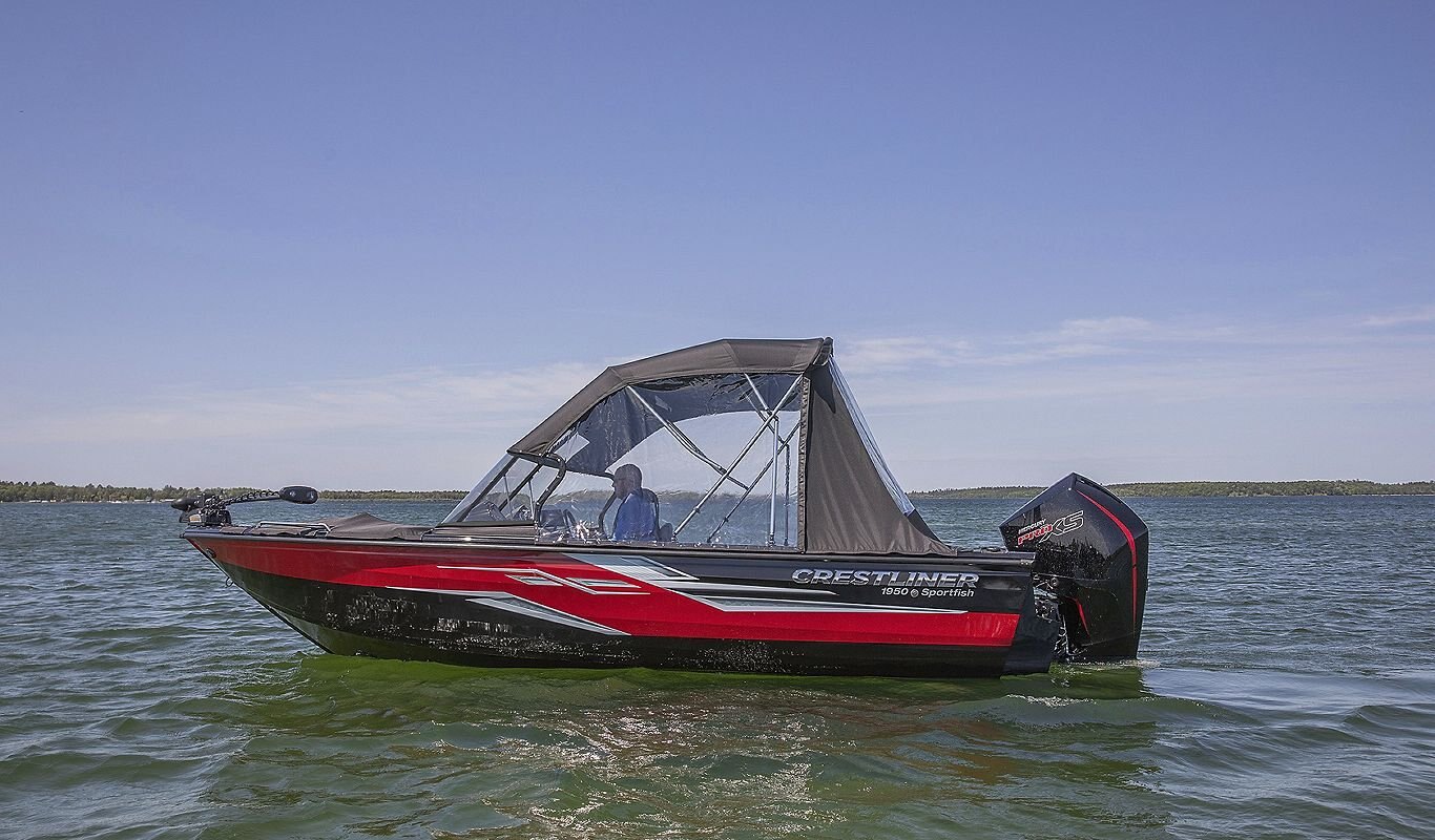 Crestliner 2050 SPORTFISH White base Canyon Brown accent w/Tan interior